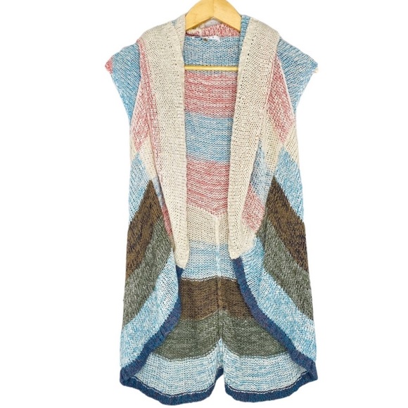 CAbi Sherbet Line Up Circle Cardigan/Vest/Shrug/Sweater Style 216 XS/Sma… - Picture 12 of 12